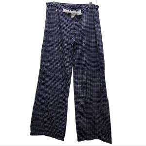 Ralph Lauren Navy Plaid Pajama Pants